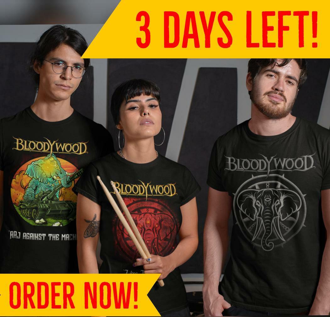 3 DAYS LEFT! Get yours now! 💥💥💥
bloodywood.myshopify.com