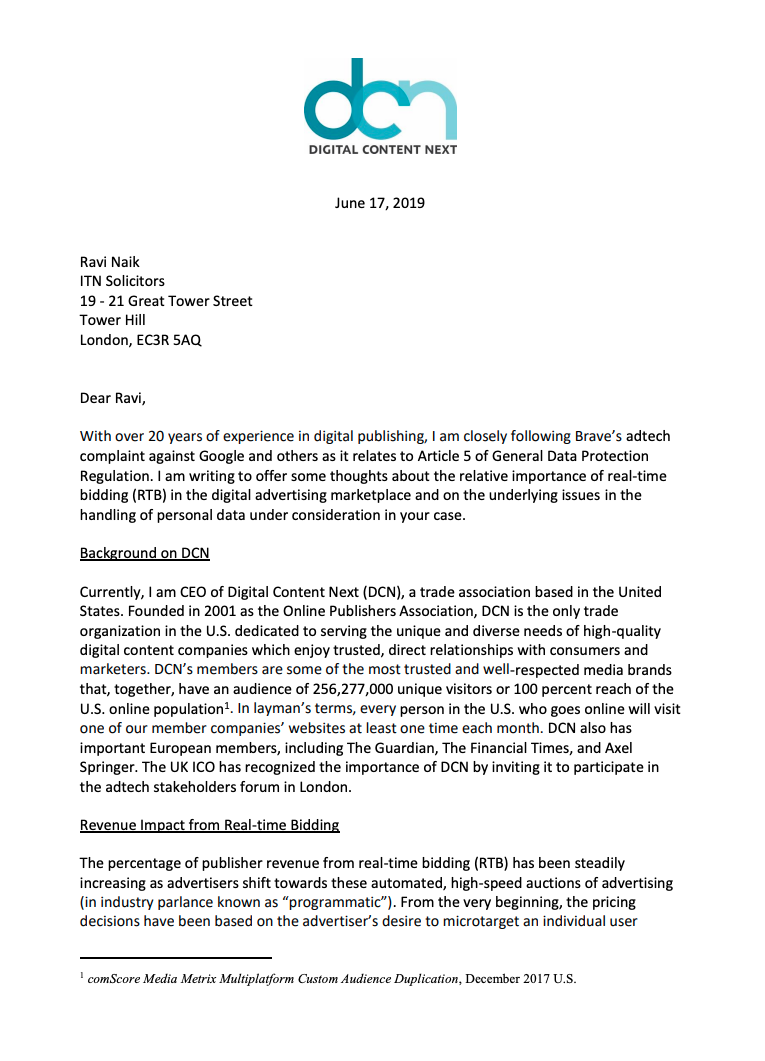 This is the exact point I made first under "Publishers’ Prisoner Dilemma" in a filing last year to push the UK competition and privacy regulators to properly enforce their laws. My full letter is here. /10