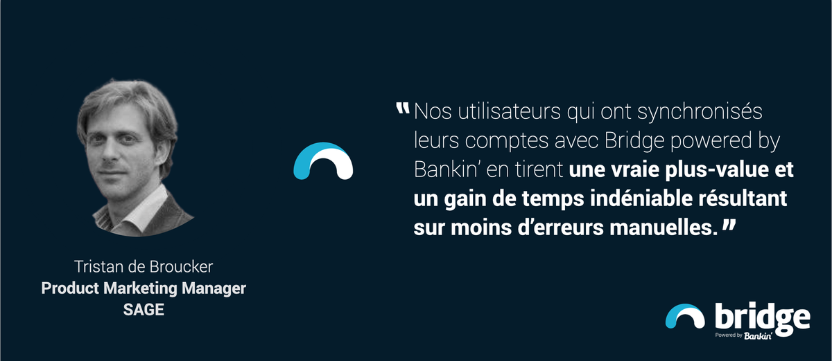 Très heureux de collaborer avec <a href="/SageFrance/">Sage France</a> leader dans l'édition de solutions de gestion d'entreprise - compta, gestion commerciale, finance, paie, paiement &amp; services bancaires... Merci <a href="/Broockie/">Tristan de Broucker</a> pour le témoignage et Sage pour leur confiance
#client #succès #dsp2 #openbanking