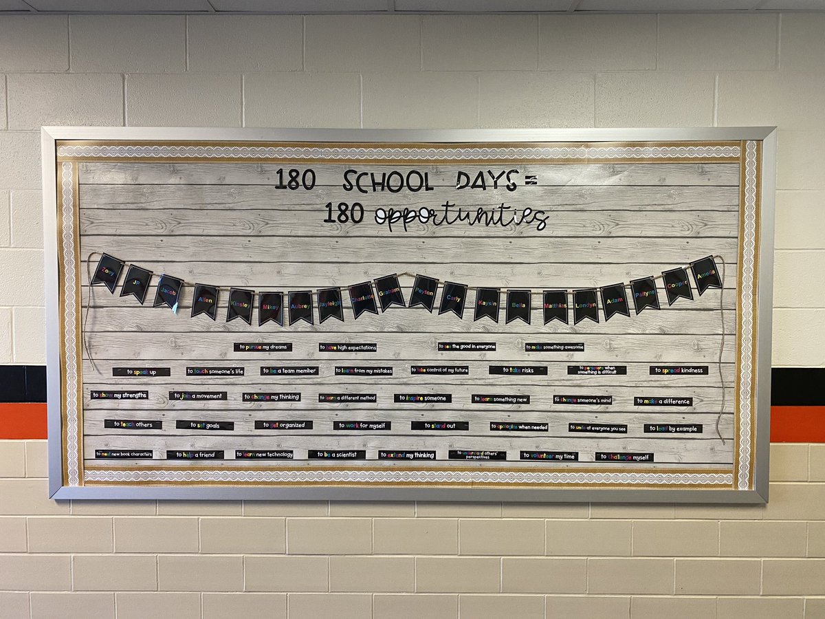 Day 1 of 180 Opportunities! Students have been fantastic as we have started back this morning! #LburgUnity