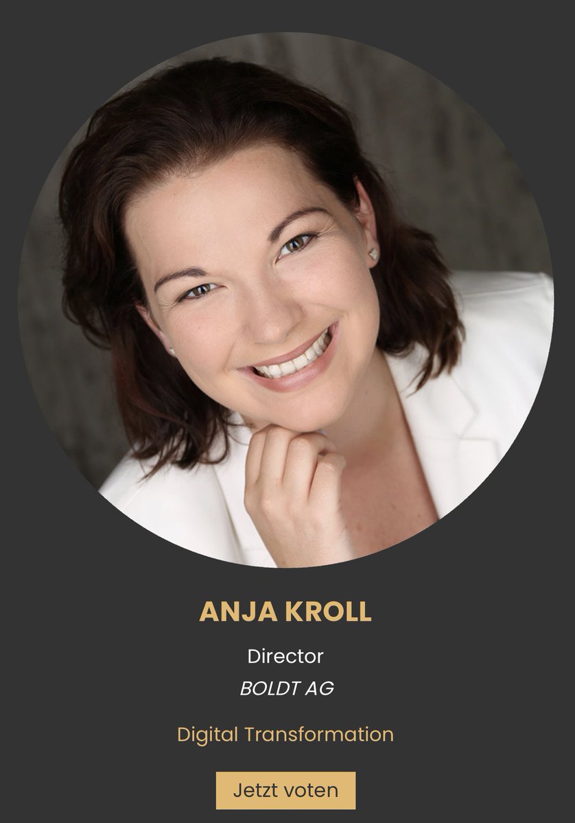 AnjaKroll's tweet photo. I feel very blessed 🤩 to be nominated for #DFLA2020 by @gd_women @dfla_official along with many outstanding &amp; strong women in the category Digital Transformation. Thank you for your support @markushofficial 👉🏻 Support me and vote here ➡️ https://t.co/z4Yrdzw1nI https://t.co/s0PyLmCMvz