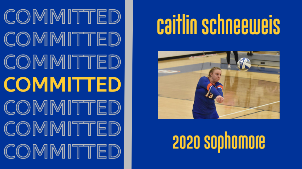 SaintsVball's tweet photo. MEET YOUR TEAM: Caitlin Schneeweis, from Duluth, MN is joining the Saints for her Sophomore year as an Outside Hitter! #LoveThyTeam https://t.co/WplthcNCrZ