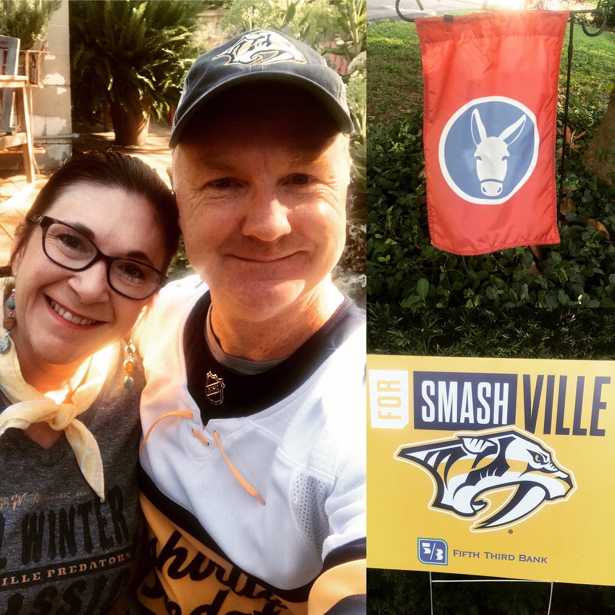 bbjtrueblue's tweet photo. @PredsNHL @muletowning Muletown supports the Preds. Bring home the cup💙💛 https://t.co/yFx5Agc72I