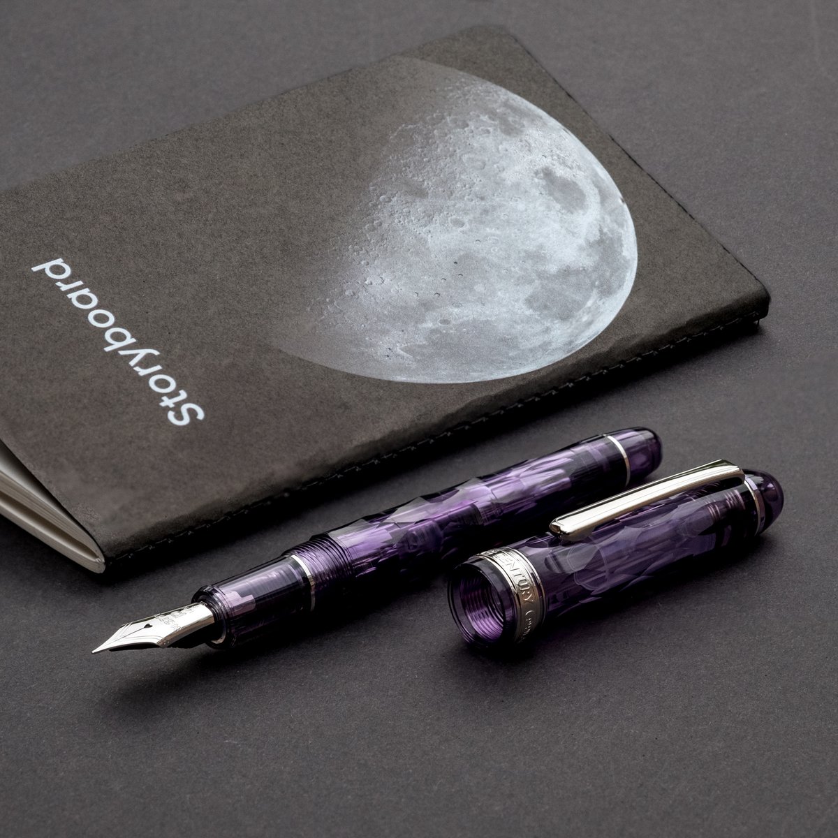 A pair of Limited Editions enjoying each others company ;)

Seriously though how nice is the deep dark translucent purple on the new Platinum #3776 Shiun! We love it and it seems others do too. We brought in six of them and four are already gone 😱