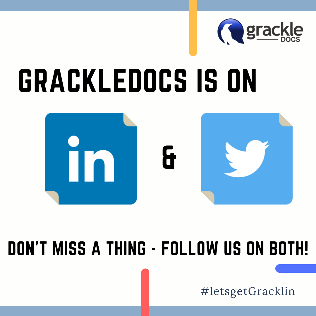 GrackleDocs's tweet photo. GrackleDocs is on LinkedIn as well as Twitter.
Don't miss a thing by following us there too!
https://t.co/yWrJV9rRsO
#AccessibleIsSmart #LetsGetGracklin https://t.co/OpiJGBwU8R