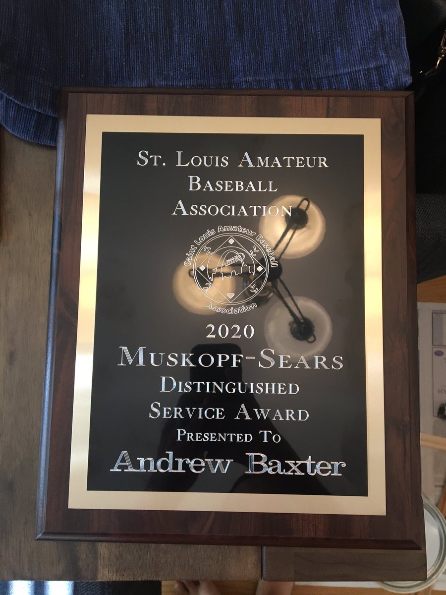 andrewbaxter44's tweet photo. Very honored to receive the Muskopf-Sears Award this year. I have coached 11 years in SLABA and 2020 has by far been the most rewarding. https://t.co/kEkW0X7UuL