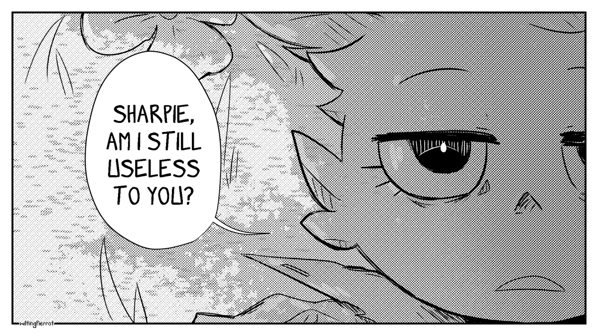 WiltingP's tweet photo. #InkSpillAU 
I'm trying to learn CSP, so the brush I used here is different. https://t.co/bAYD2fMbNM