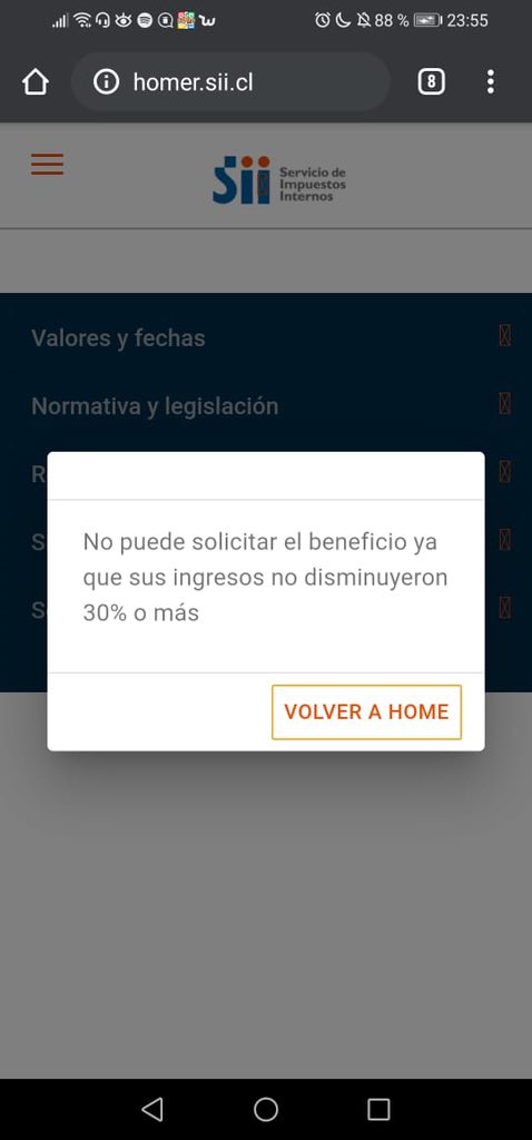 Only_LICIOUS's tweet photo. @KarlaEnAccion buen día ministra, respecto al bono de clase media, el día sábado intente postular a mi papá y le decía que no podía ya que sus ingresos no habían bajado, hoy reviso nuevamente e indica que no califica por tener sueldo inferior, que se puede hacer? https://t.co/7KztbDqtaU