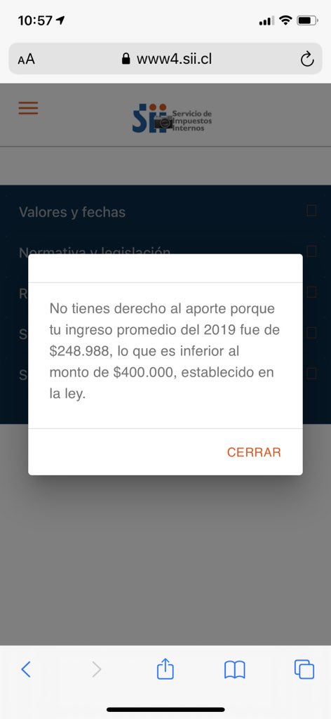 Only_LICIOUS's tweet photo. @KarlaEnAccion buen día ministra, respecto al bono de clase media, el día sábado intente postular a mi papá y le decía que no podía ya que sus ingresos no habían bajado, hoy reviso nuevamente e indica que no califica por tener sueldo inferior, que se puede hacer? https://t.co/7KztbDqtaU