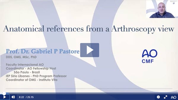 AOCMF_official's tweet photo. Get ready for tomorrow's session and watch this quick educational video on TMJ anatomical references from an arthroscopy view with Gabriel Pastore (Brazil). 
https://t.co/JtOmrHWSMF https://t.co/bgNxWy9FTa