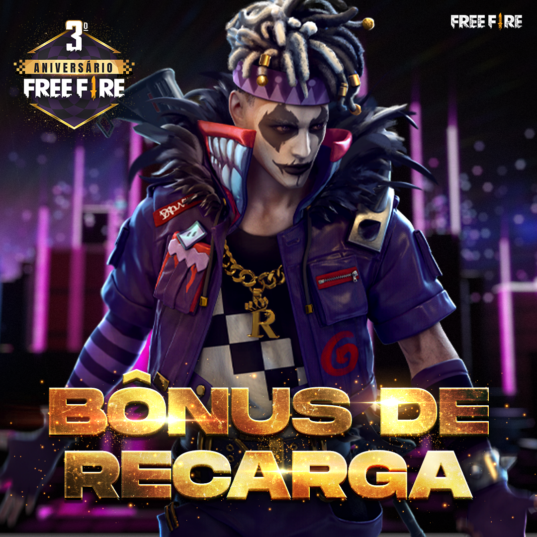 COMO RECARREGAR DIAMANTE NO FREE FIRE - GANHAR BÔNUS 90% NO