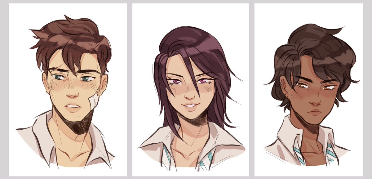 I'm in love with breaking hearts ?

Our #monsterhearts campaign has been so much fun!! This is a collab I did w my fav @bibinella94 of the headshots of all our characters! I did the lines and she did the gorgeous colours. From L to R: Elliot, Citrus, Noa, Charlie, Lexi, Dylan ❣️ 
