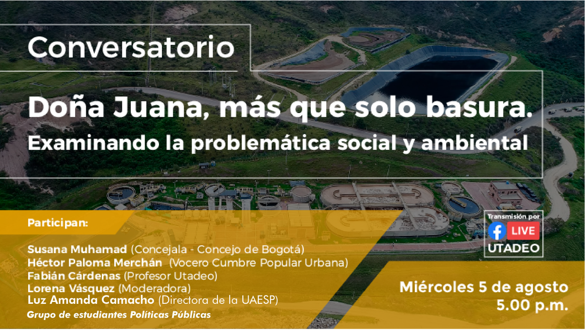 fbncardenas's tweet photo. Hoy estaremos en este evento por el facebook de la @Utadeo_edu_co Estaré hablando sobre #desechos y #derechointernacional . Una invitación a mirar holísticamente este problema. #MedioAmbiente #doñajuana #basuras #derechoambiental https://t.co/X5BhgNIArl