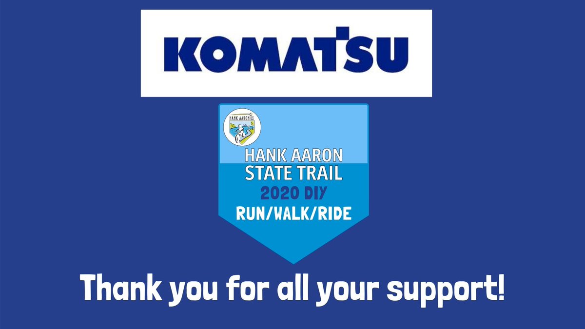 HankAaronTrail's tweet photo. Thank you to our Hall of Fame sponsor @Komatsu! With your support we were able to partner with the Bike Fed of WI on the development of a youth ambassador program this summer! #HankDIY #socialgood https://t.co/UZxRBMCVDq