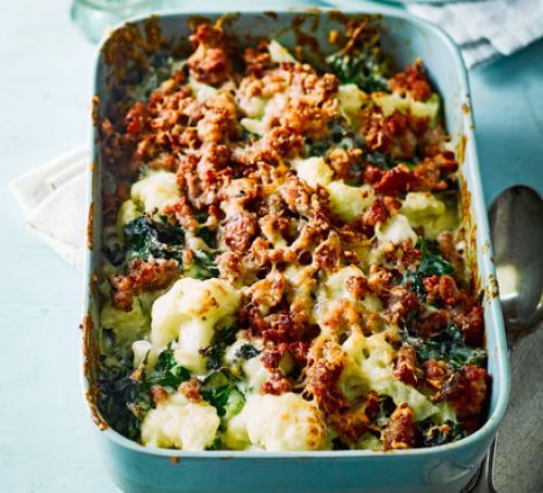 Our new favourite recipe: Cauli-kale Sausage Bake 🤗

Easy to make, cheap ingredients and the perfect comfort food! Swap out the sausages for vegan or vegetarian if necessary and get cooking!

buff.ly/30QZmKQ

#StudentFood #Recipe #StudentRecipe