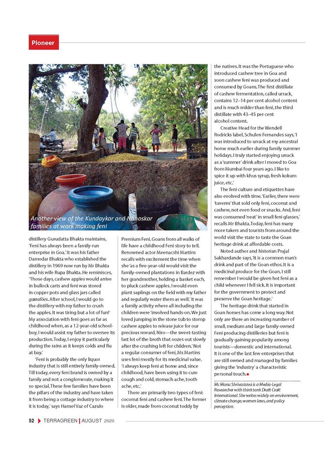 manumatters's tweet photo. Feni holds a special place in the Goan culture and society. Read my latest on how Goan families come together and put tremendous effort to produce Feni.
#Goa #HeritageDrink #Feni #CashewFeni #Goencho #GI #GITag #TheFeniProject #TheGoaProgramme @TourismGoa @goacm #GoaNews #Goan https://t.co/Li5JBINrYj