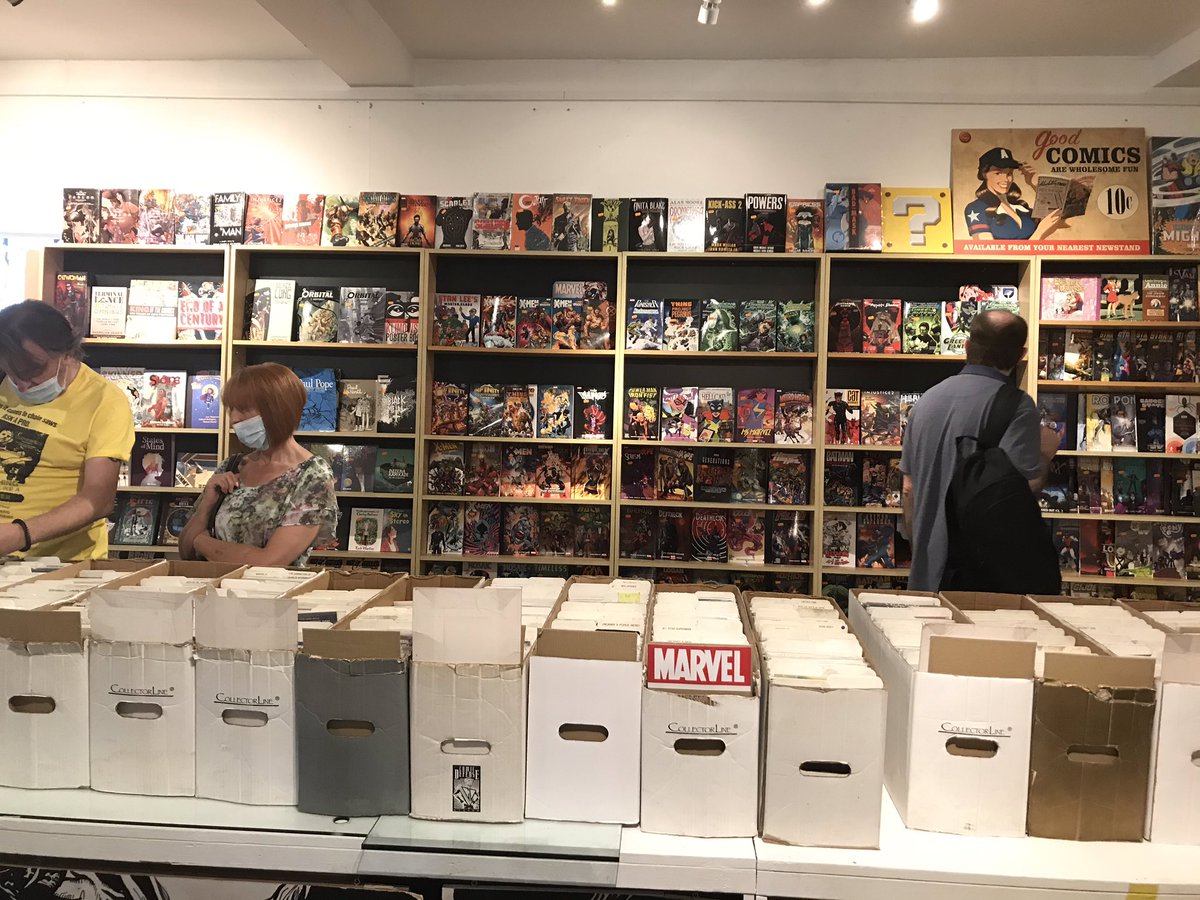 orbitalcomics's tweet photo. Hello, we’re back and the new shop hours are Wednesday to Sunday, 12-6pm. 
Things have changed, and we have some great new features!

Our legendary Summer Sale starts this weekend, Saturday 8th, and you can expect tons of great bargains, with a lot of comics and books at 50% off https://t.co/DKzeKZM4gg