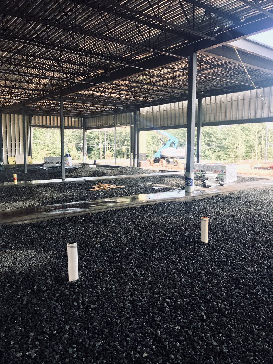 MontDevelopment's tweet image. A view from the inside out. Coming Soon to #MOSAIC is People’s Coffee and @ChathamParkNC Info Center. #morethanaplace #whatwecreate #Montgomerybuilds