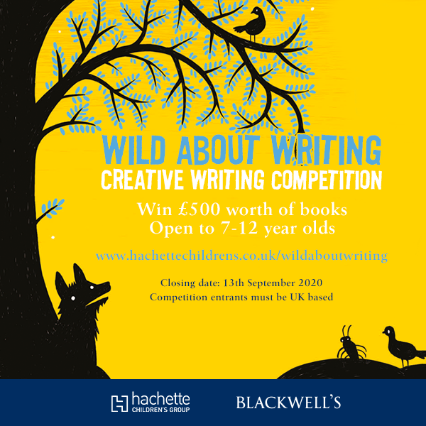blackwellbooks's tweet photo. We are utterly thrilled to announce a brilliant creative writing competition in partnership with the wonderful @PiersTorday &amp; @HachetteKids 

#WildAboutWriting

Watch Piers's video here: https://t.co/2CcSIq22VG

Visit https://t.co/JCvGcO8313 for full details. 

Please RT! https://t.co/1VHOSEH9rg