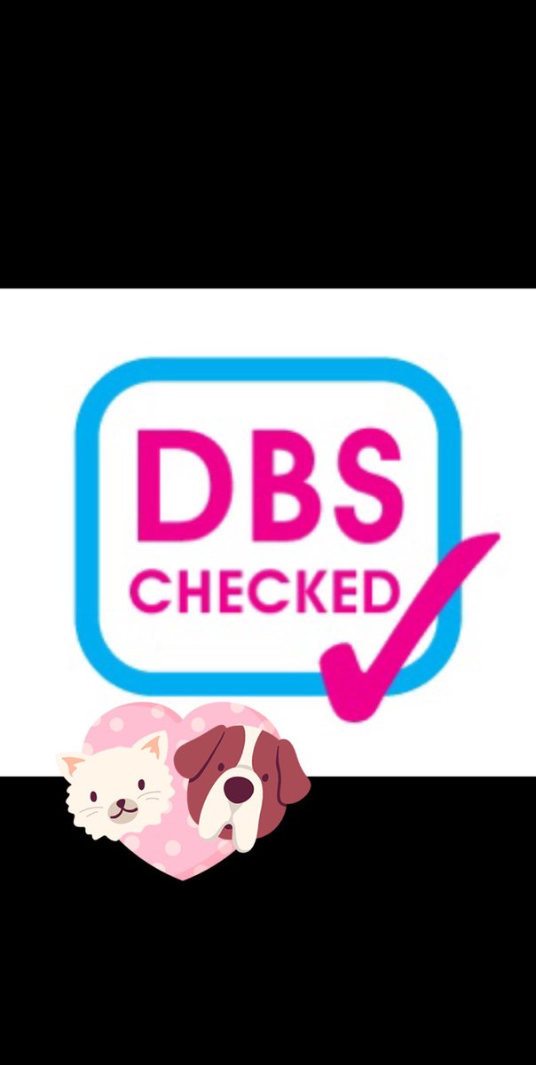We are DBS checked and have the correct insurance to look after your fur babys 🐈🐶
