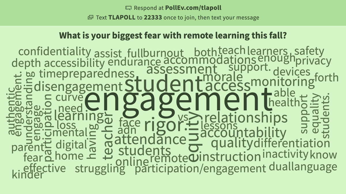 We will be talking about #studentengagement in our penultimate session with Texas school leaders this morning.  Excited to close out strong with the 500 folks registered that want to learn more about applying strategies of personalization into remote learning plans.