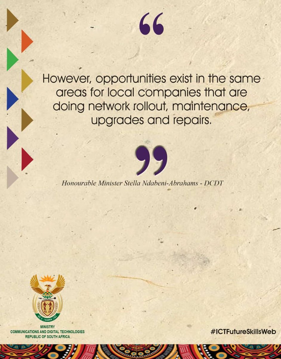 inanda884fm's tweet photo. Since we couldn't flight it, nakhu okubalulekile that the minister @Stellarated had said on the media briefing on #ICTSkillsDevelopment
@CommsZA #AnalogueSwitchOff

#Keepingyouinformed
#Informativeandprecise https://t.co/0vmzDLs4rP