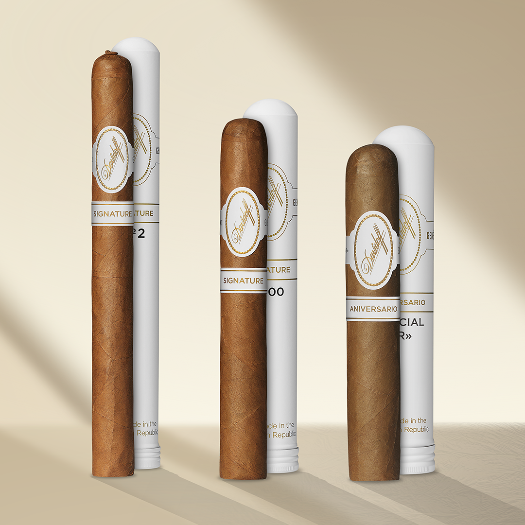 The Davidoff Tubos Selection features our iconic best seller cigars. Tubos perfectly protect your cigars while traveling and maintain a constant level of humidity for three months. #davidoffcigars