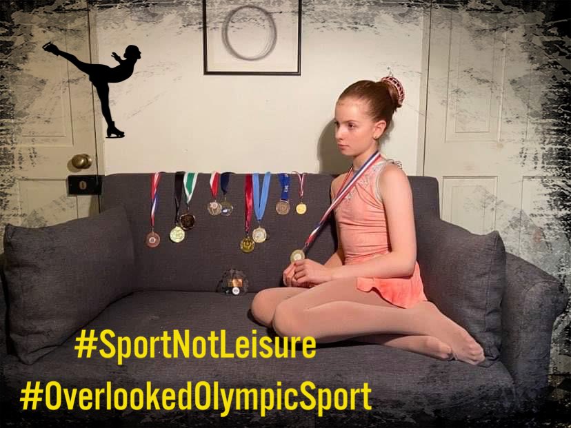 Hi, my name is Adrienne. I am 11 and was about to qualify for my National Championships. I only need some private ice to train! When am I going to be allowed to continue my sport?
#sportnotleisure #overlookedolympicsport