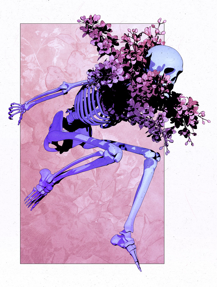 DanielTaylorArt's tweet photo. "Deadly Bloom" &amp; "Raven" - Personal Illustrations, 2019 https://t.co/MnC3GE5cyh