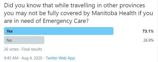 Visiting your cabin in another province? 
Practice social distancing + follow current government guidelines for travel. CAA Travel Insurance can provide coverage for things like:
Air or ground ambulance, Emergency dental + Prescription drugs
Learn more:
bit.ly/TravelOutsideMB