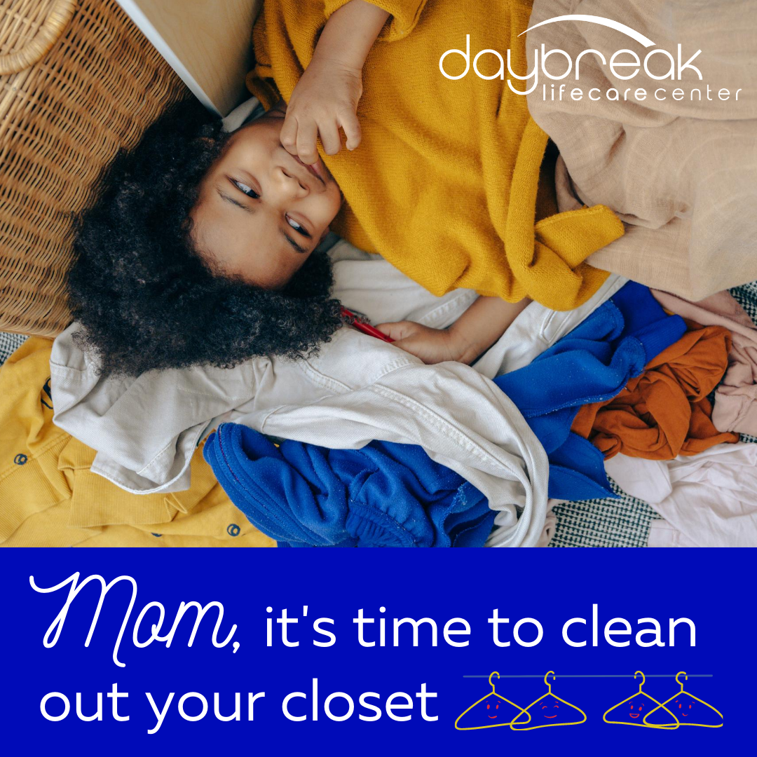 DaybreakCola's tweet photo. Did you know Daybreak provides maternity clothes to our expectant moms? If you or a friend have some gently used items you no longer need, please consider donating to Daybreak. Please bring items freshly washed in a bag or box during business hours. https://t.co/1LhYJT11TM
