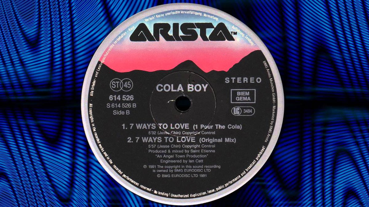 GaiBarone's tweet photo. Back to summer of '92... - Cola Boys - 7 ways to love
(Gai Barone Bootleg)
https://t.co/lZl4FMN7pX
#patterns #soundifferent #ep400
https://t.co/UqVixnJ4Ey https://t.co/a8cqNcjGNo