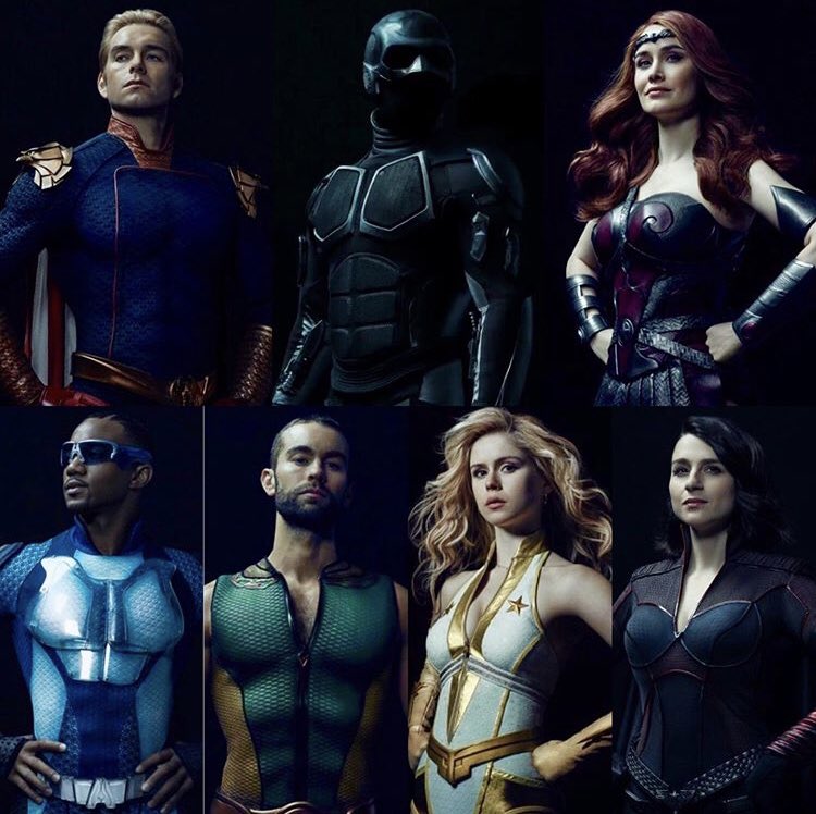 ⭐️ Pôster do The Seven na segunda temporada de #TheBoys . 

#theboystv #theboysseason2 #chacecrawford #theseven #fucksupes #homelander #anthonystarr #blacknoir #queenmaeve #stormfront #thedeep #atrain  #erinmoriarty #jessetusher #ayacash #dominiquemcelligott #nathanmitchell