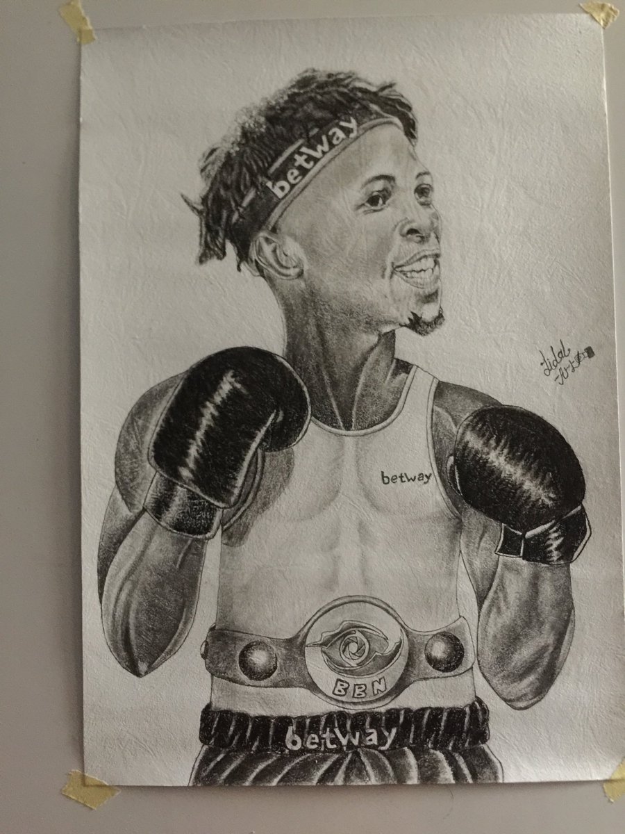 This is my submission for @BetwayNigeria #BetwayFYI, I drew @Itslaycon as a featherweight boxer because his undisputed
#BBNaija #Laycon #ICONS