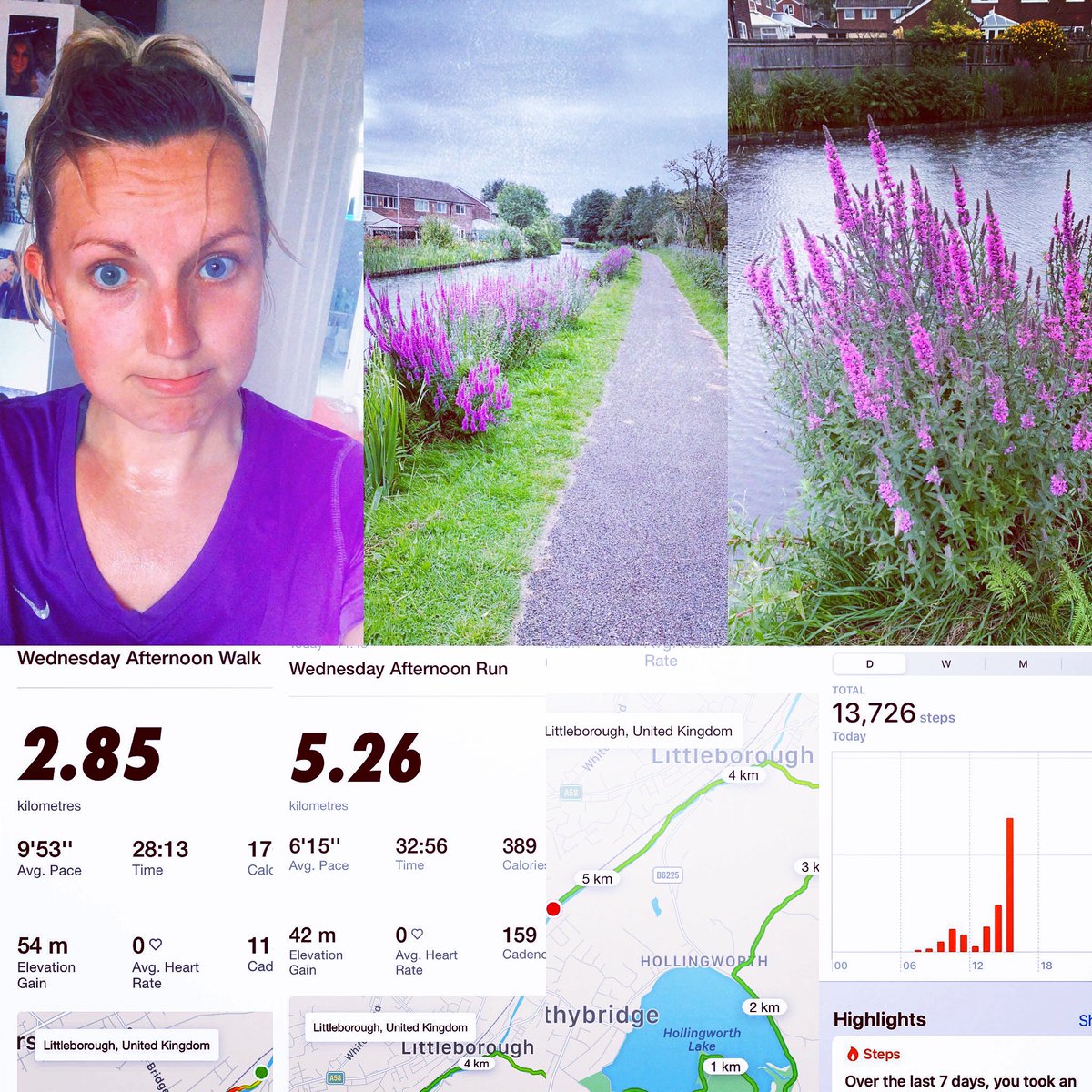 OliviaJamesOT's tweet photo. Todayβs #WeActiveChallenge #AHPsActive ππΌββοΈπΆββοΈβοΈβοΈ #NeverTrustTheWeather #5KRun #2KWalk #Over10000Steps #SmashingIt #ThisGirlCan πͺπ» @WeAHPs https://t.co/ibD754silw