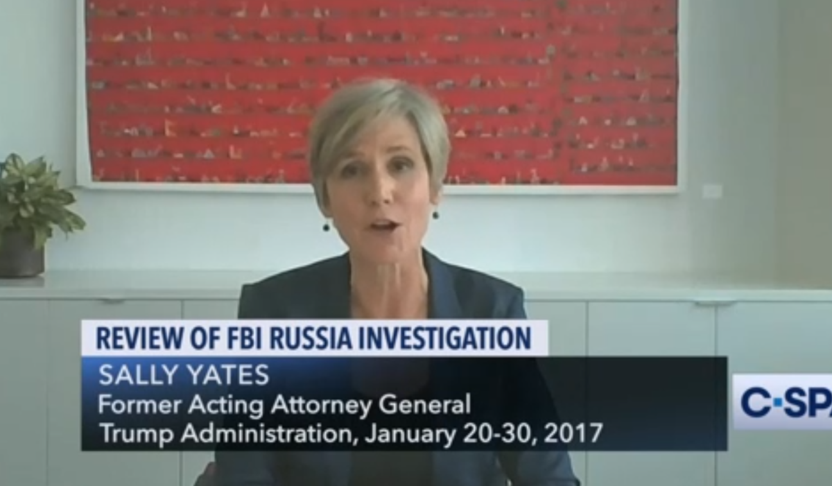 LEE: So you ruined Carter Page's life for no reason, and if Hillary Clinton were elected, nobody would have known about this!YATES: Carter Page likely would have been nailed no matter what, because he is a moron.