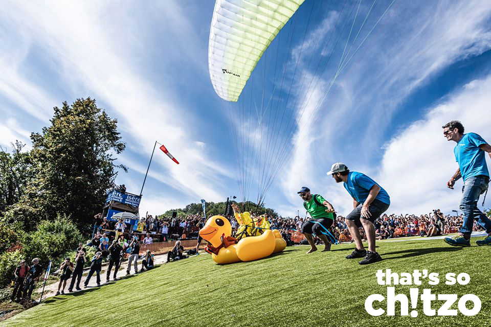 chitzolife's tweet photo. Thats so chitzo

We’re flying high in style with this weeks that so chitzo!

This is the Coupe Icare Masquerade in Lumbin, France and it’s The Ultimate Masquerade Flight Contest

#chitzo #thatssochitzo #flying #coupeicaremasquerade #masquerade #pilot #paragliding #hanggliding https://t.co/HVzO7wtcrS