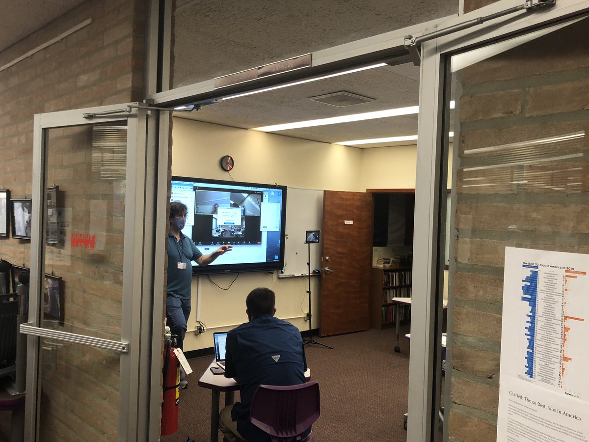 KinkaidTech's tweet photo. And we’re off! Welcoming new faculty, in a physically distant way! #OneKinkaid https://t.co/5fQNqNjFuo