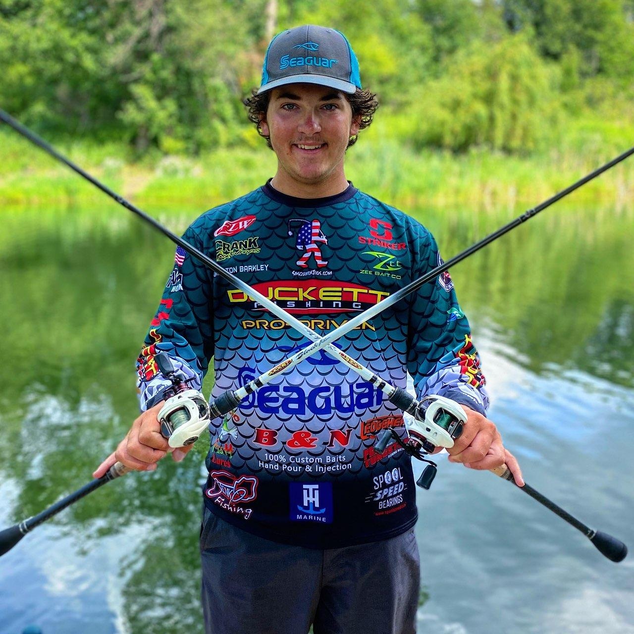 Duckett Fishing on X: @Duckett_Fishing Black Ice rods helped staffer  Remington Barkley reel in Back to Back Michigan BBZ Big Bass Championships!  All Black Ice rods are on sale now for 50%
