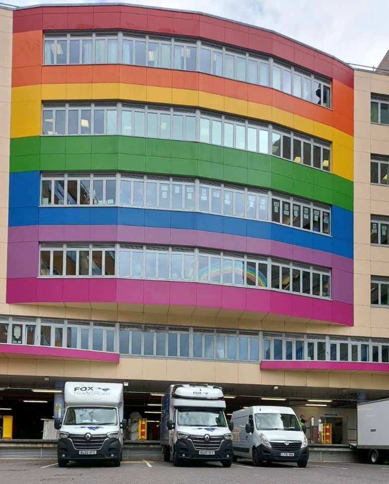 Amazing views this week for a successful delivery of medical supplies to Southampton hospital #courier #haulage #POS #deliveries #NHS