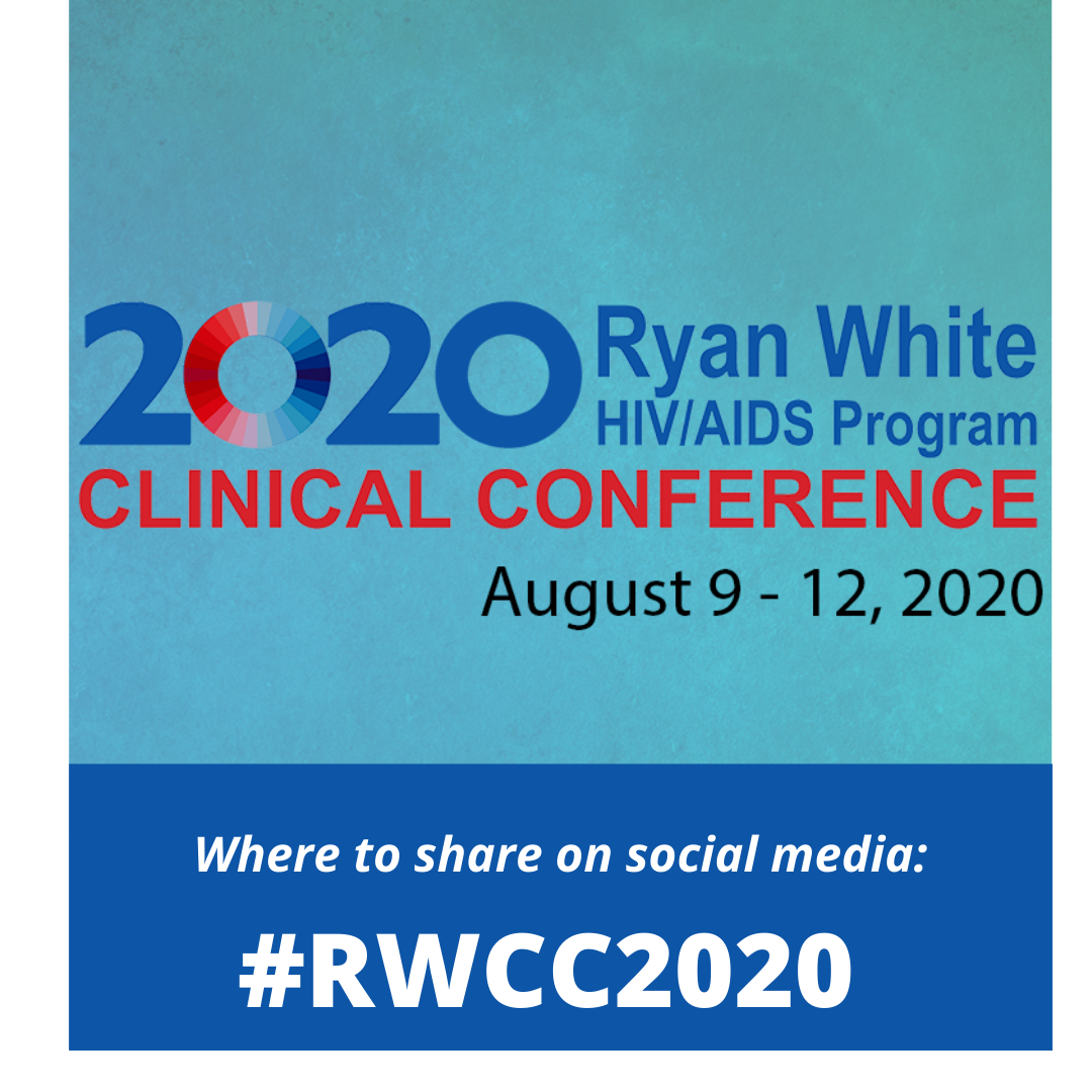 IAS_USA's tweet photo. Ryan White #HIV/AIDS Program CLINICAL CONFERENCE attendees, be sure to include #RWCC2020 when you post your comments about the conference. We're looking forward to the conversations! https://t.co/lSc7BJ781A