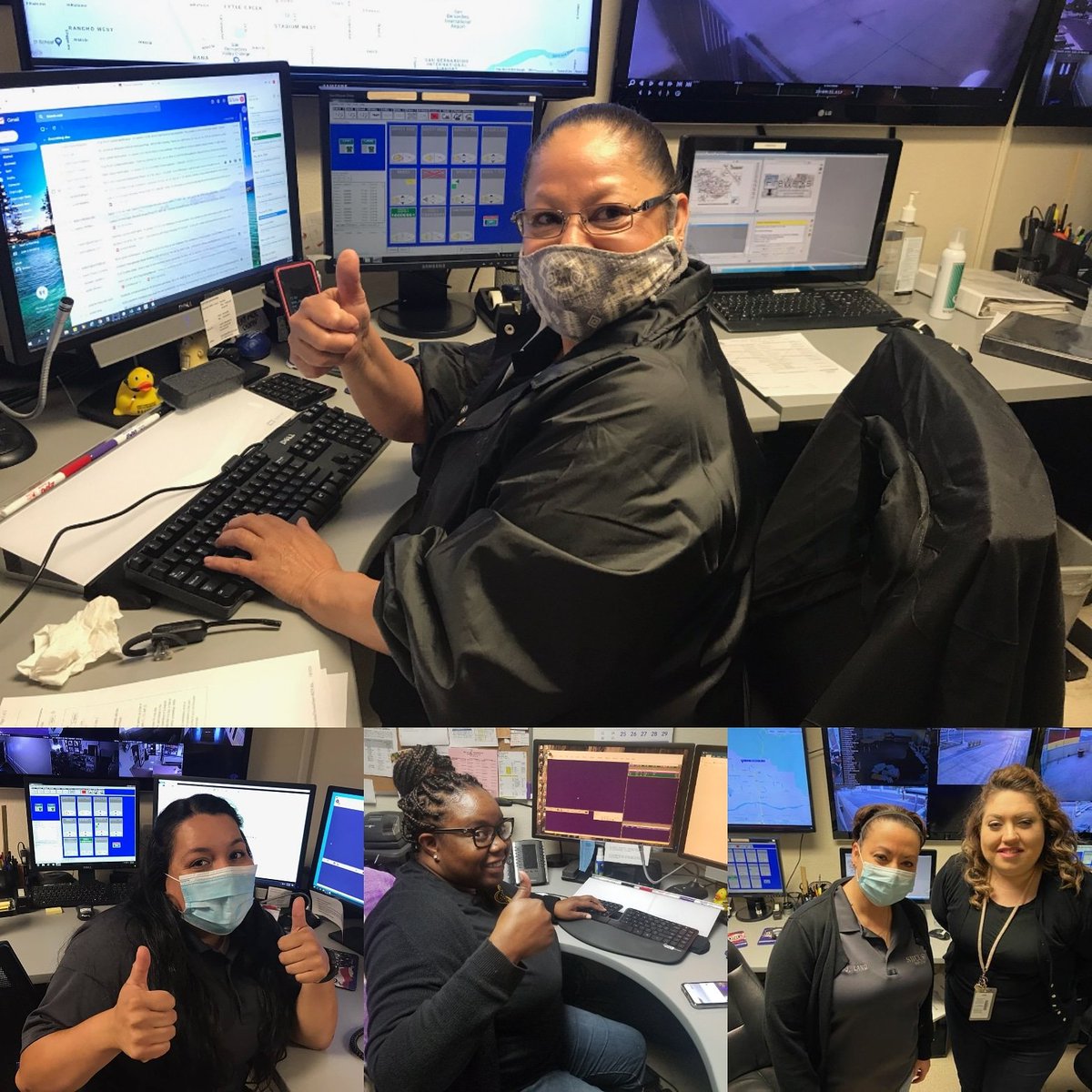 SBCUSDPOLICE's tweet image. The #DistrictPoliceTeam of #PublicSafetyDispatchers are passionate about providing quality service to #students #staff &amp;amp; #community. We appreciate our #partnership w/@SanBernardinoPD @csusbpd @SBCCDPDChief @SBCSDdgarcia @SBCSDDispatch #WhenYouCallWeAnswer