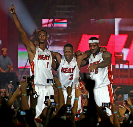 Miami's Big 3 won another championship in the following season but could not win 3 in a row.On June 25th 2014, LeBron chose not to renew his contract with the Miami Heat.After 2 championships & 2 more MVPs, now it was time for LeBron James' real challenge.
