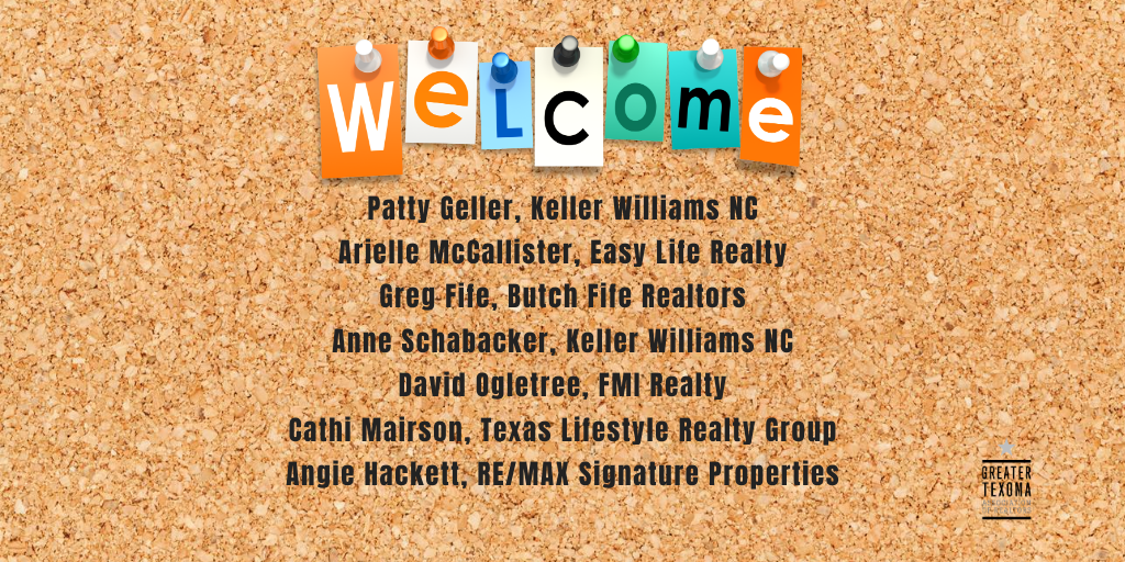 Welcome the NEW AGENTS that have joined <a href="/GreaterTexoma/">GTAR</a> in July! We are so excited to have you with us!
#GTAR #weRGTAR #LocalMatters #TexomaRealtor