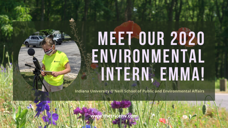 Meet Emma! Recent Environmental & Sustainability Studies graduate from the #BAESS program at the @IUONeillSchool who has been in the field this summer working as a Metric Intern!
To read more on Emma’s #InternshipExperience click the link: metricenv.com/news/intern-em…
#IUClassof2020