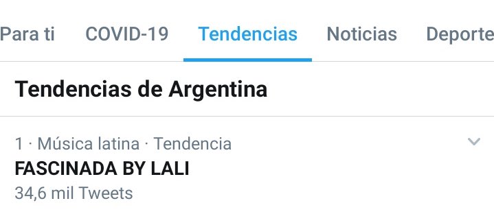 NewsLaliBR's tweet photo. FASCINADA BY LALI é tendência número 1 na Argentina com quase 35 mil tweets. 🔮🧜🏻‍♀️🇦🇷 https://t.co/tjsgfccAUv