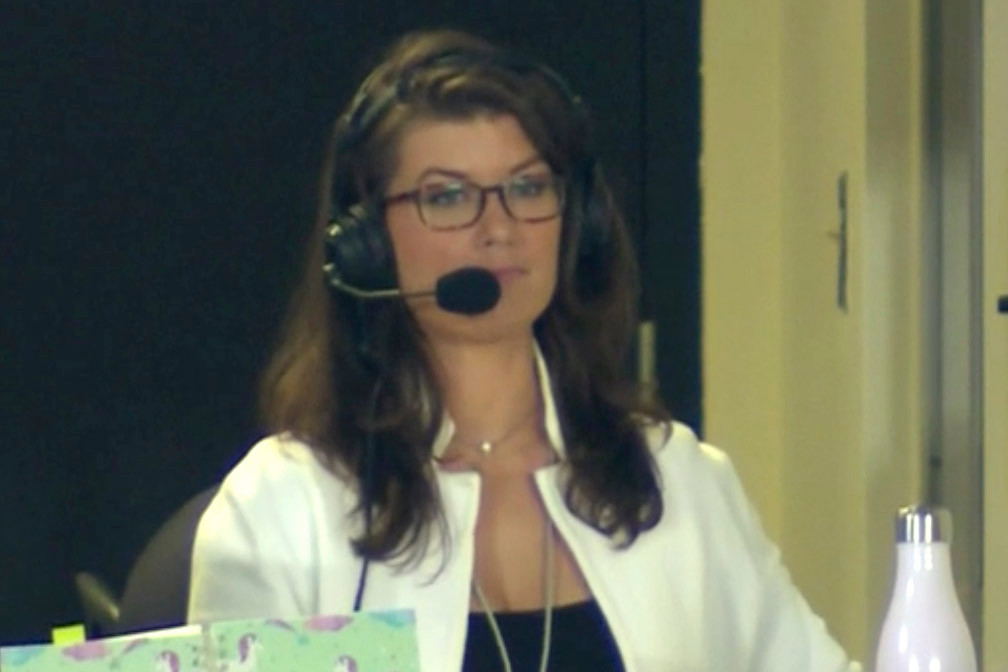 nypost's tweet image. Melanie Newman makes Orioles history with play-by-play call trib.al/Al7lKKq