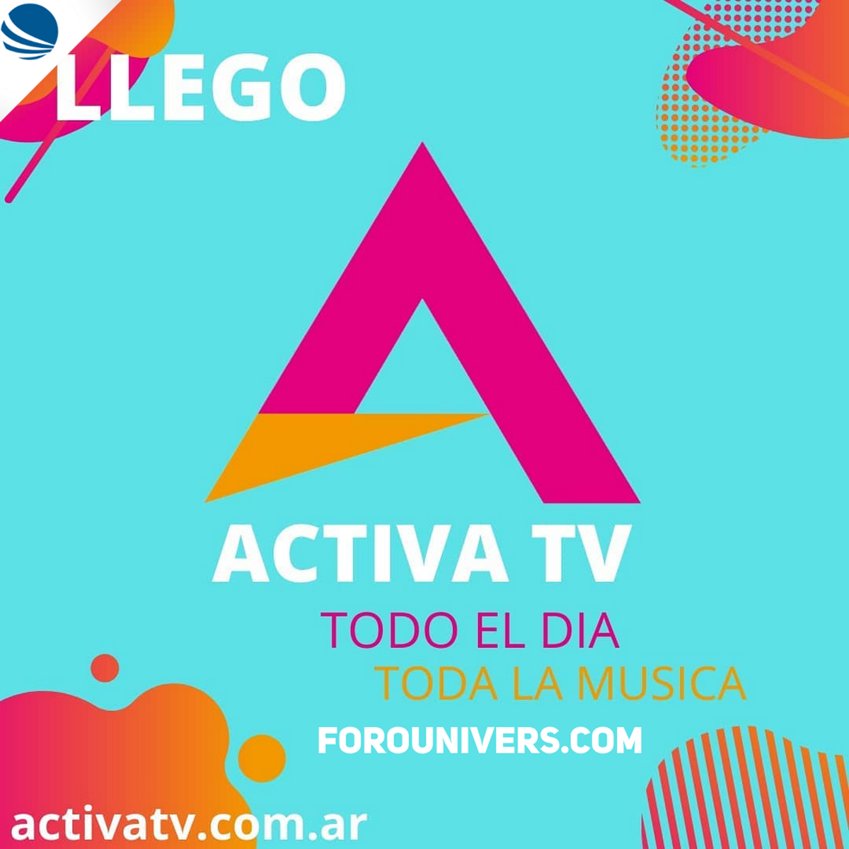 UniversLA's tweet photo. Llega un nuevo canal a #DIRECTVArgentina 😮
#ActivaTV será lanzado el 10 de Agosto.
👉 https://t.co/eufuJbe56R 👈 https://t.co/i5y6KQitVF