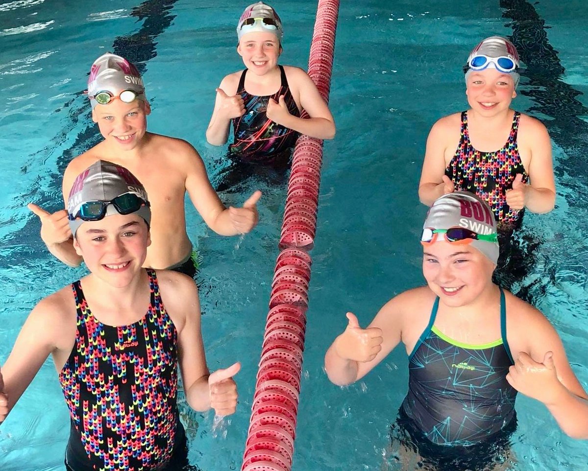 Happy swimmers and Coaches! 
First training since March. 
Thanks for your support. 
We ❤️ BHST.