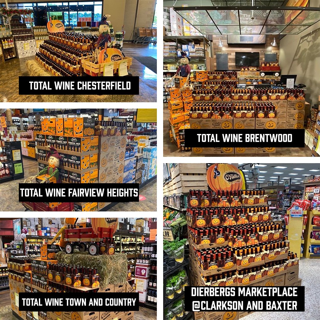 OFallonBrewery's tweet photo. The moment you've all been waiting for is here! Pumpkin Beer started shipping this week and has already hit some shelves. Keep an eye out at your favorite store, or head to these locations that already stocked up!

WE LOVE BEER https://t.co/8tNPpAnX56